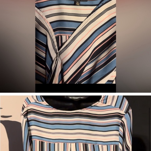 W5 Anthropologie Wrap Front Striped Top Sz M
$22$89 | Size: Large - Picture 6 of 9